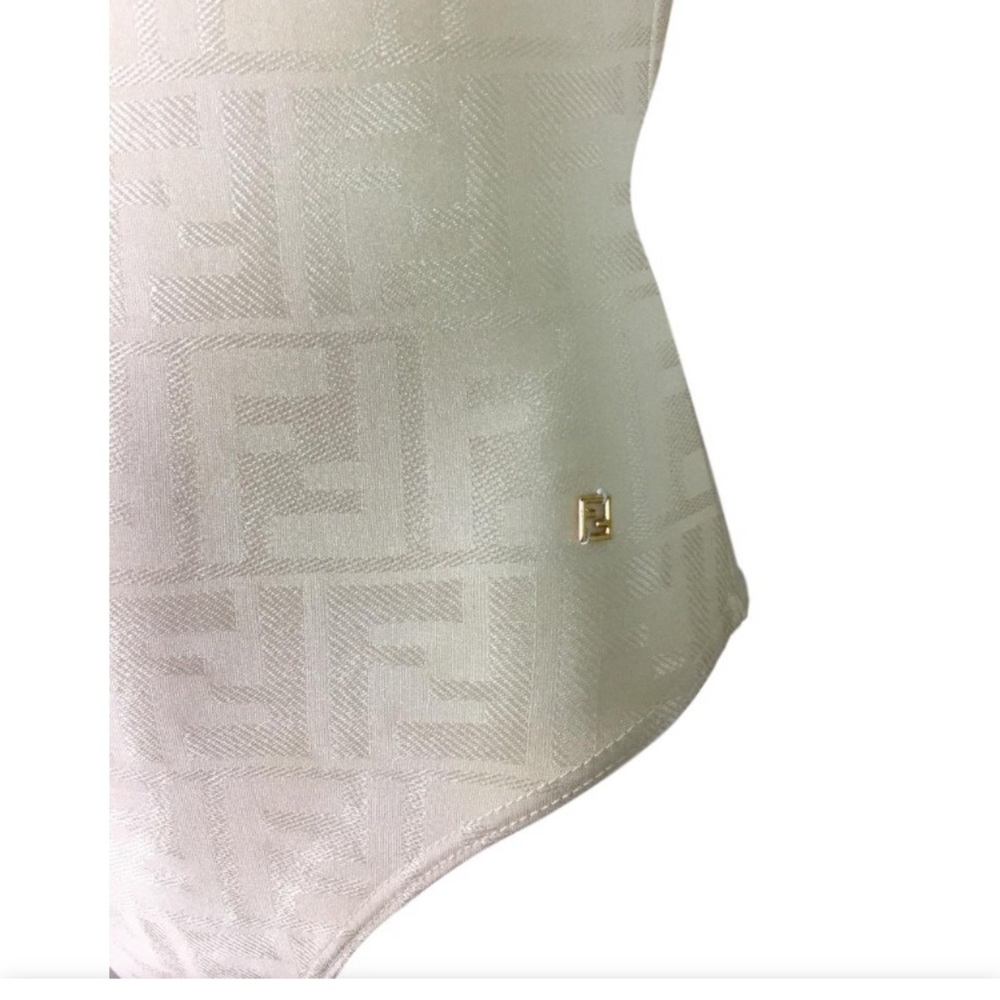 Authentic Vintage Fendi Zucca Print Bathing Suit - Picture 2 of 8